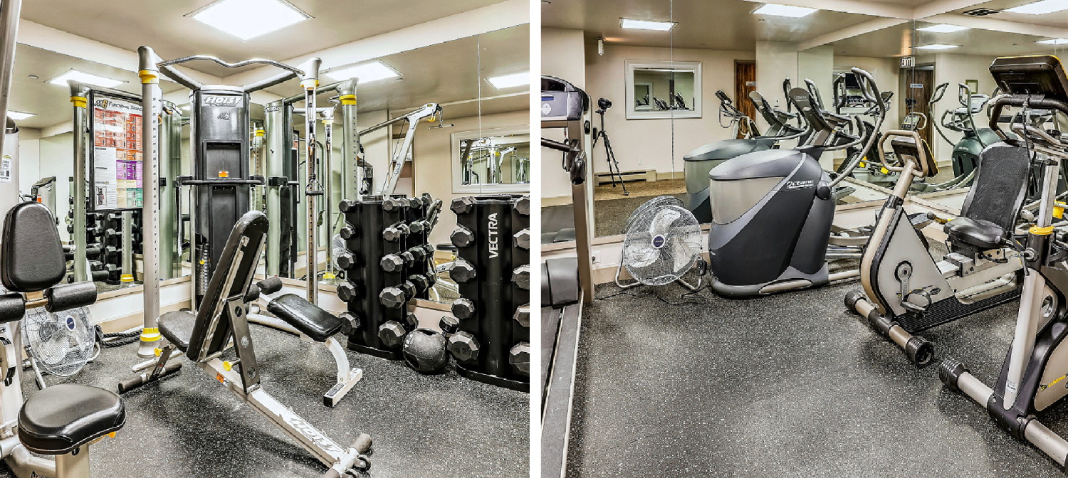 Fitness Center at Aspen Square Hotel